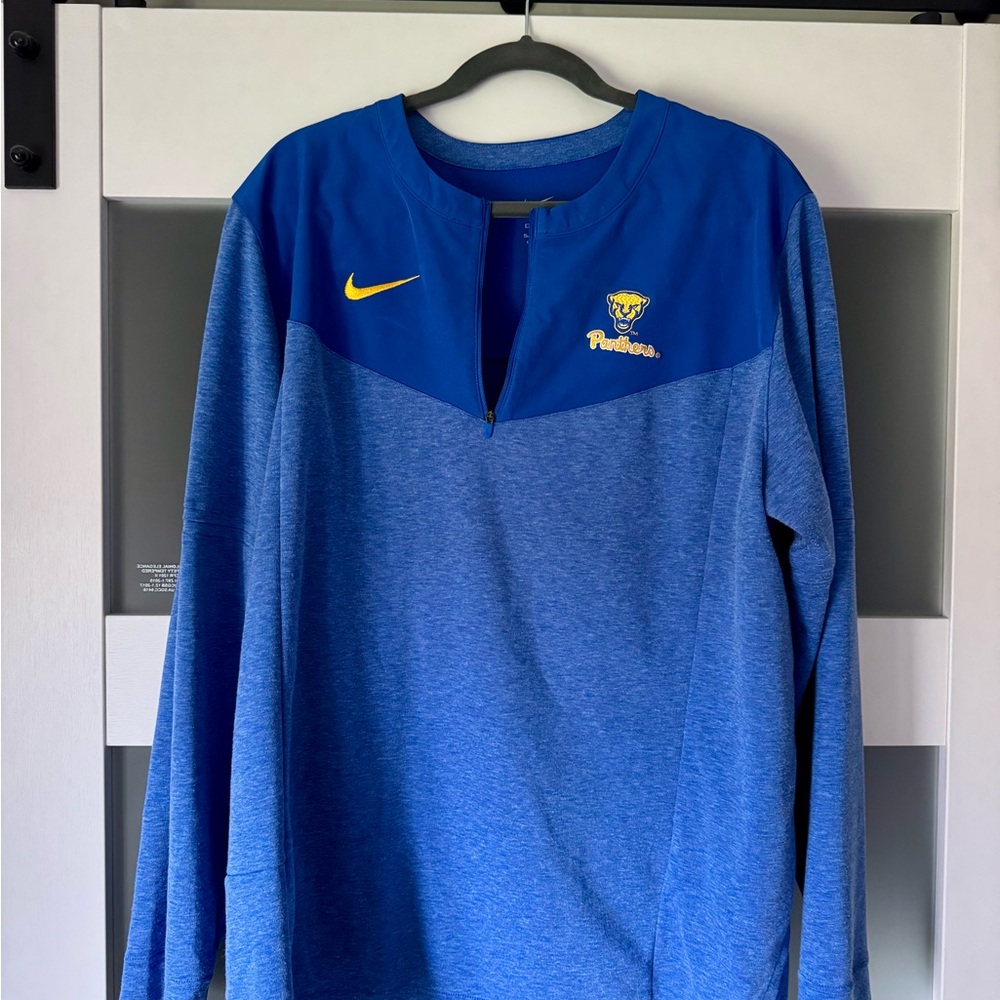 Blue Nike Pitt Panthers Pullover